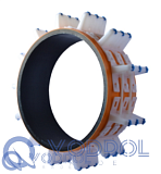 Роликовое опорно-направляющее кольцо для труб D=266-306мм, h=40 мм