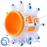 Роликовое опорно-направляющее кольцо для труб D=61-75мм, h=15 мм